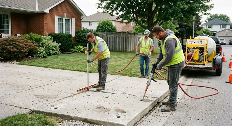 Concrete Leveling in Des Moines, IA