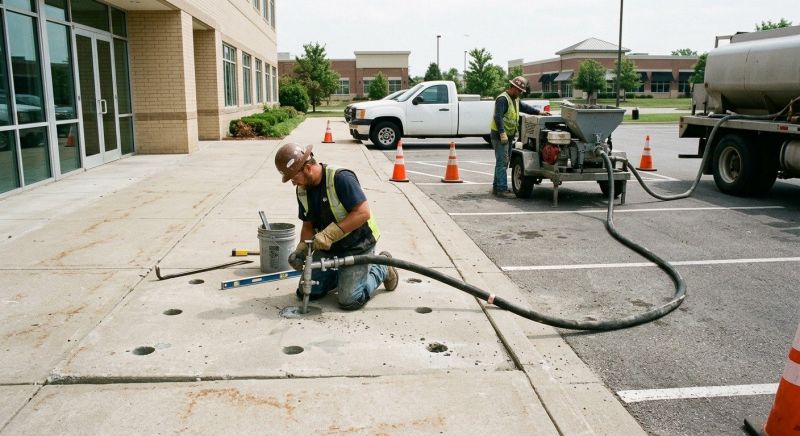 Commercial Concrete Leveling in Columbus, OH