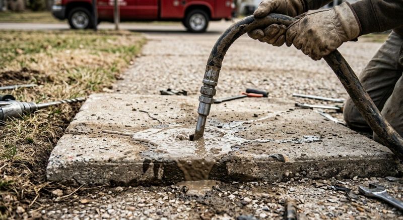 Concrete Floor Lifting in West Des Moines, IA
