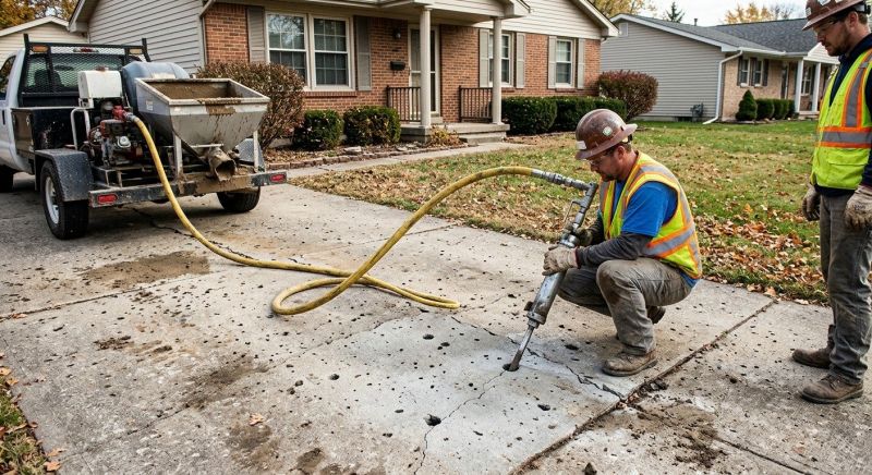 Concrete Lifting in Columbus, OH