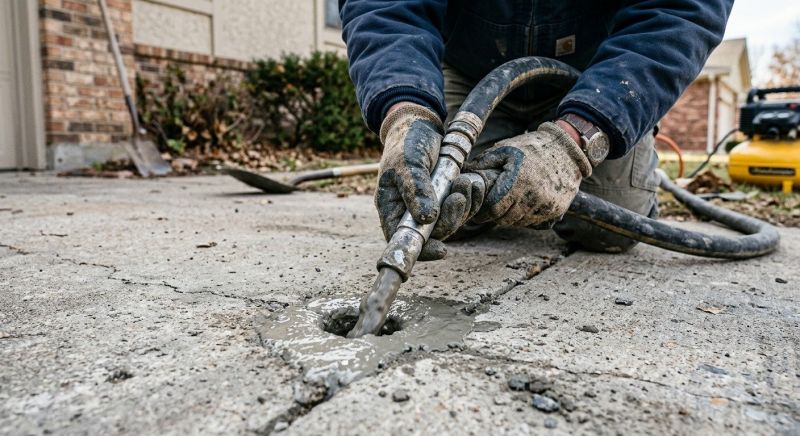 Concrete Poly Jacking in Denver, CO