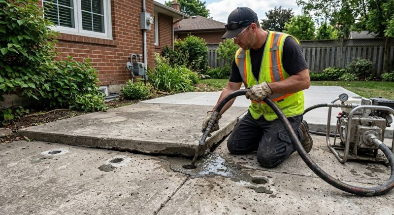 Concrete Poly Jacking in Des Moines, IA
