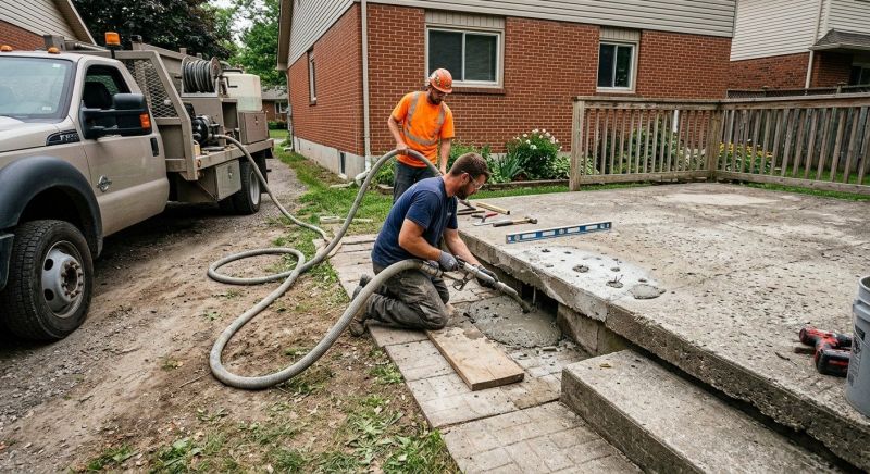 Concrete Raising in West Des Moines, IA
