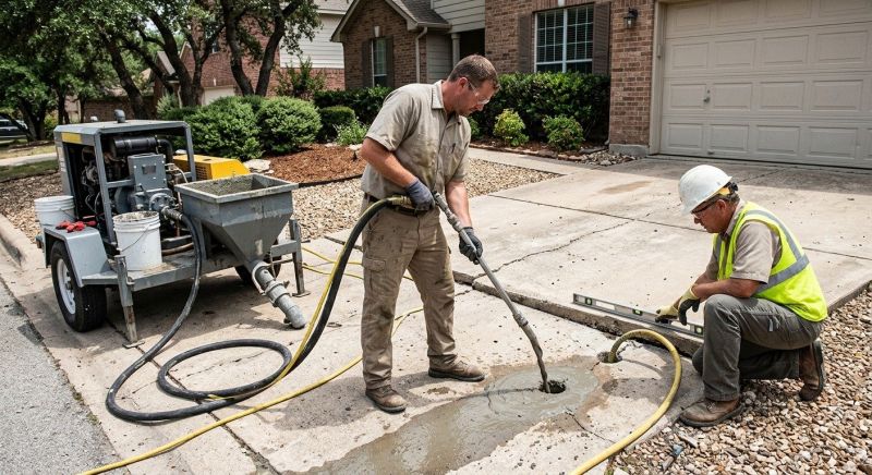 Concrete Slab Jacking in Des Moines, IA