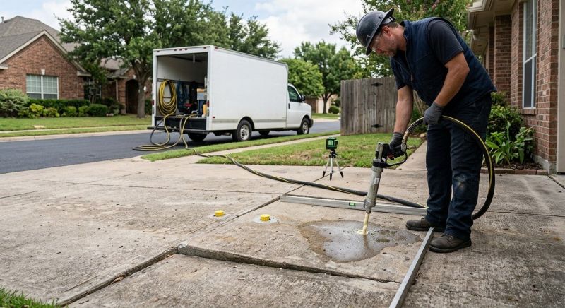 Driveway Slab Lifting in Corpus Christi, TX