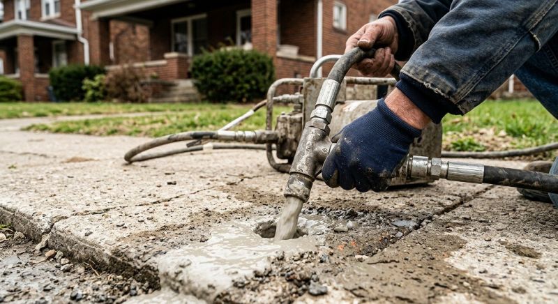 Patio Mudjacking in Columbus, OH