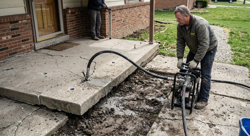 Sidewalk Raising in West Des Moines, IA