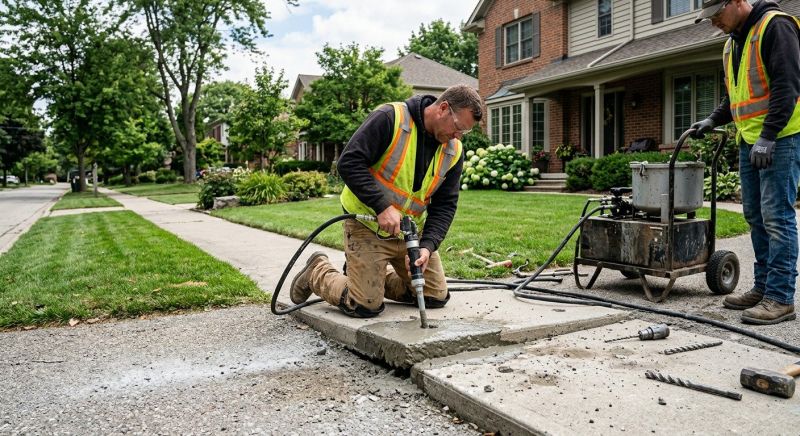 Sidewalk Raising in Corpus Christi, TX