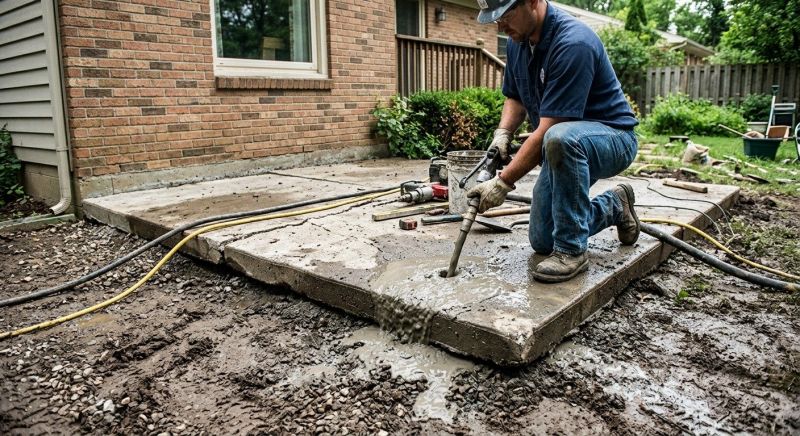 Sidewalk Raising in Des Moines, IA