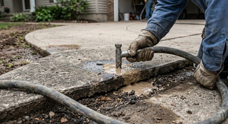 Slab Leveling in Des Moines, IA