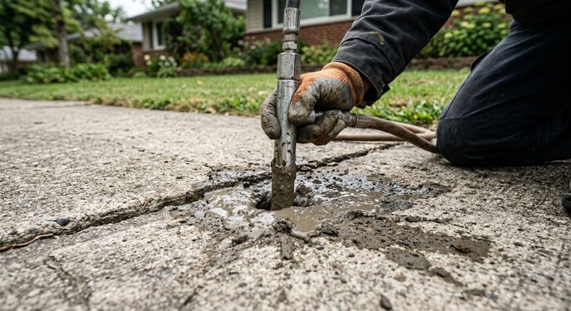 Slab Leveling in Des Moines, IA