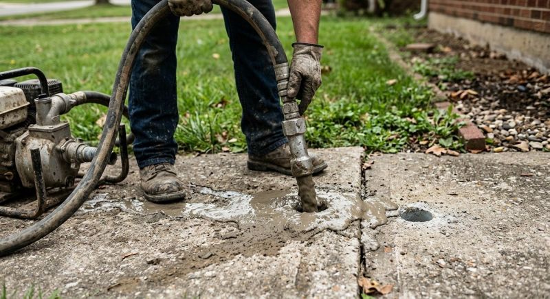 Slab Mudjacking in Des Moines, IA