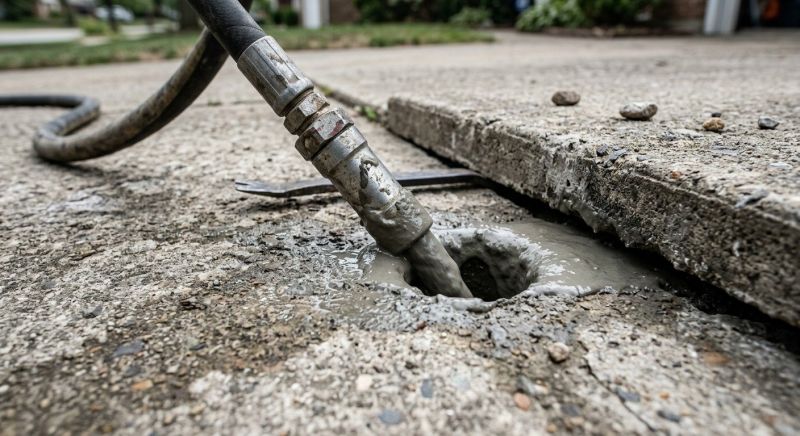 Sunken Slab Repair in Des Moines, IA