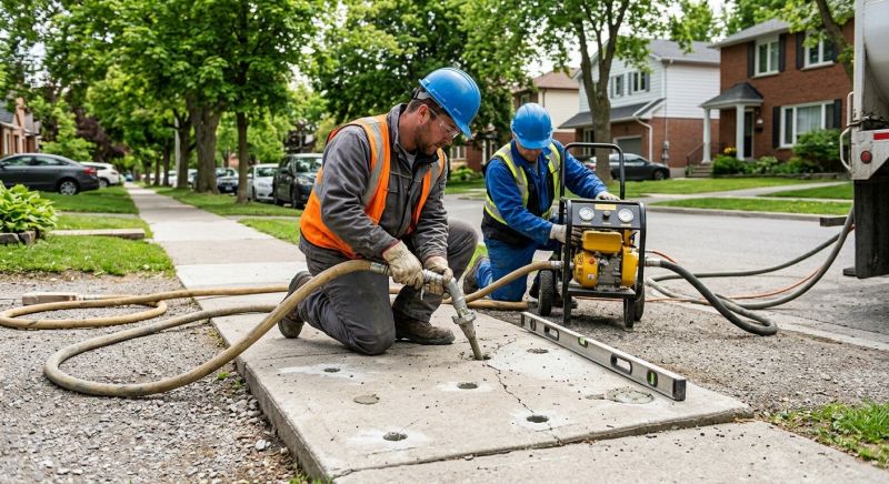 Walkway Leveling in West Des Moines, IA